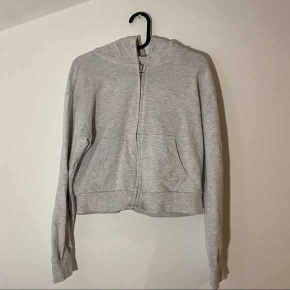 Garage Cropped Zip Hoodie - Picture 2 of 4